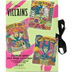 Mad Beauty Wicked Villains Cosmetic Sheet Face Mask Collection 3x25ml