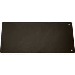 Mds 093 Στρώμα Γυμναστικής Yoga / Pilates Μαύρο 140x60x1.5cm