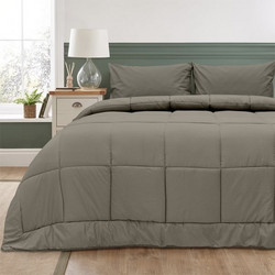 Lino Home Πάπλωμα Υπέρδιπλο 220x240 Colcha Γκρι