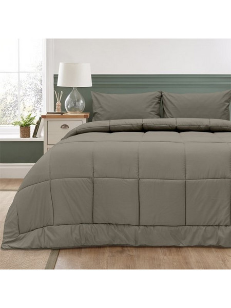 Lino Home Πάπλωμα Υπέρδιπλο 220x240 Colcha Γκρι