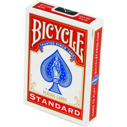 Bicycle Standard Rider Back Τράπουλα Πλαστικοποιημένη Κόκκινη 10015462