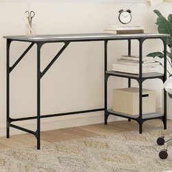 vidaXL Γραφείο Ξύλινο με Βιβλιοθήκη 120x50x75cm 845324