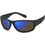 Polaroid Eyewear PLD2166S 0VK5X Ανδρικά Γυαλιά Ηλίου Ορθογώνια Κοκάλινα Μαύρα με Μπλε Καθρέπτη Φακό