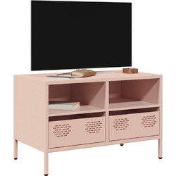 vidaXL Έπιπλο Τηλεόρασης Μεταλλικό Μ68xΠ39xΥ43.5cm 851317