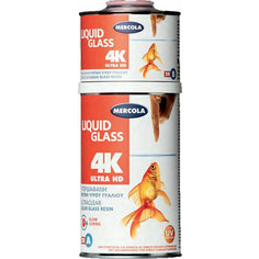 Mercola Liquid Glass 4K 1894 Ρητίνη Υγρού Γυαλιού 2 Συστατικών 1kg