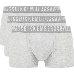 Bikkembergs Ανδρικά Μποξεράκια Σετ 3Pack Γκρι BKK1UTR02TR-004
