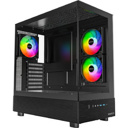 Montech XR Black Gaming Midi Tower Κουτί Υπολογιστή με Πλαϊνό Παράθυρο