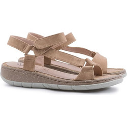 Parex Γυναικεία Σανδάλια Suede Ανατομικά Nude 11629101