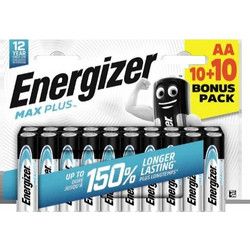 Energizer Max Plus AA 20τμχ