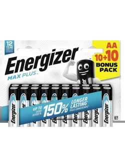 Energizer Max Plus AA 20τμχ