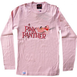 Lord Pink Panther Βαμβακερό Μακρυμάνικο Γυναικείο Φανελάκι Ροζ 8516