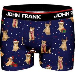 John Frank Party Lion Ανδρικό Μποξεράκι Navy Μπλε JFBD17