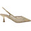Corina Γόβες Slingback με Λεπτό Ψηλό Τακούνι Χρυσές M5307