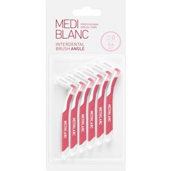 Mediblanc Angle Μεσοδόντια Βουρτσάκια 0.4mm Ροζ 6τμχ