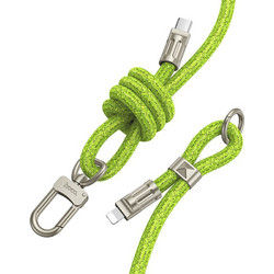 Hoco GH7 Keychain USB-C to Lightning Cable 1.8m Green
