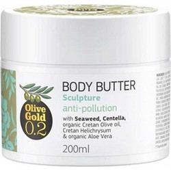 Olivaloe Olive Gold 0.2 Anti-Pollution Sculpture Butter Σώματος για Σύσφιξη 200ml