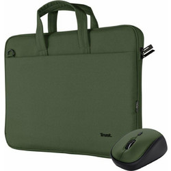 Trust Bologna Τσάντα Laptop Χειρός 16" Green + Mouse