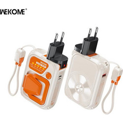 Wekome WP-89 Power Bank 10000mAh 22.5W Quick Charge 3.0 & Power Delivery Beige