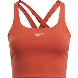 Reebok Lux Tank Γυναικείο Αθλητικό Crop Top Πορτοκαλί 100205822