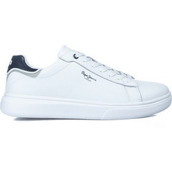Pepe Jeans Eaton one Ανδρικά Sneakers Λευκά PMS00044-803