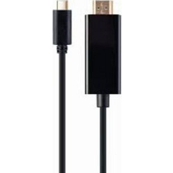 Cablexpert Καλώδιο HDMI Male to USB-C Male 2m Black