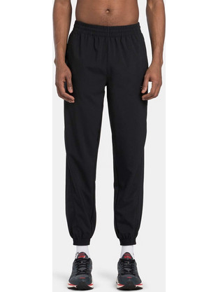 Reebok Ανδρικό Παντελόνι Φόρμας με Λάστιχο Μαύρο 100075619