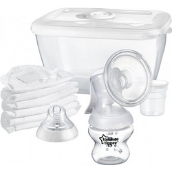 Tommee Tippee Μονό Χειροκίνητο Θήλαστρο Χωρίς BPA 150ml + Αξεσουάρ 423415