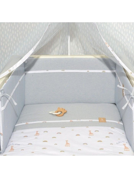 Sophie La Girafe Des 501 Πάντα Κούνιας Γαλάζιο 35x210cm