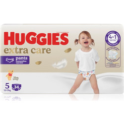 Huggies Extra Care Pants Πάνες Βρακάκι No5 12-17kg 34τμχ