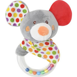 Lorelli Mouse Κουδουνίστρα Κρίκος για Νεογέννητα 10191360003