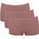 Sloggi Go Daily Βαμβακερά Γυναικεία Μποξεράκια Καφέ 3Pack 10222337-1141