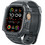 Spigen Rugged Armor Pro Θήκη Σιλικόνης με Λουράκι για Apple Watch Ultra 49mm Ανθρακί