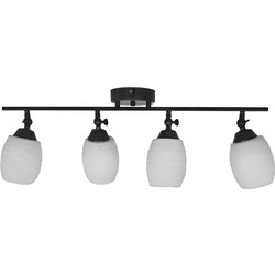 Heronia Lighting Κρεμαστό Φωτιστικό Οροφής Ράγα Πολύφωτο Λευκό 01-0393
