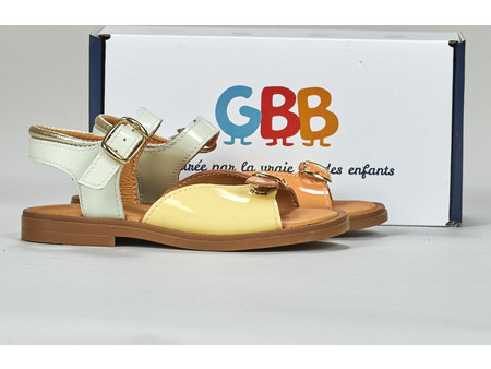 GBB Παιδικά Πέδιλα για Κορίτσι Κίτρινα Πορτοκαλί AJ329-38