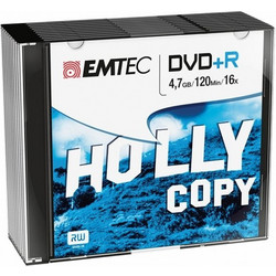 Emtec ECOVPR471016SL Εγγράψιμα DVD+R 16x 4.7GB 10τμχ