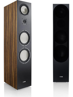 Canton GLE-100 Ζεύγος Ηχείων Hi-Fi Δαπέδου 380W 3 Δρόμων Walnut