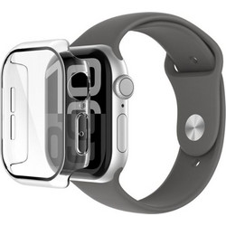 Belkin ScreenForce Πλαστική Θήκη Tempered Glass για Apple Watch 10 46mm Διαφανής