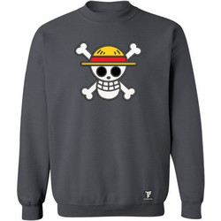 Takeposition One Piece Straw Hat Ανδρικό Φούτερ Ανθρακί 214-332-1067-08