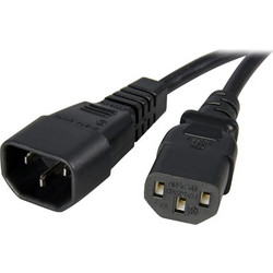 Powertech CAB-P025 Προέκταση Καλωδίου Τροφοδοσίας IEC C13 to IEC C14 3m