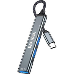 Kakusiga KSC-1417 USB Hub 3.0 USB-C με 4 Θύρες USB-A / USB-C