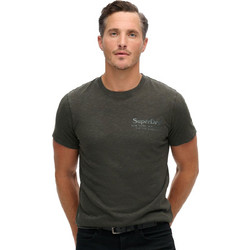 Superdry Tonal Venue Ανδρικό Αθλητικό T-Shirt Ανθρακί M1012015A-B7A
