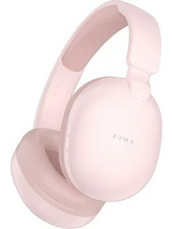 Ezra BW85 Ασύρματα Bluetooth Ακουστικά Over Ear Ροζ