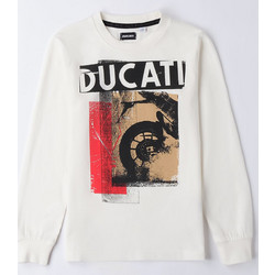 Ducati Παιδικό T-Shirt Μακρυμάνικο Λευκό GB623-0112