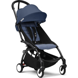 Stokke Yoyo Καρότσι Μωρού Μπαστούνι Black Navy Blue 646002-646407