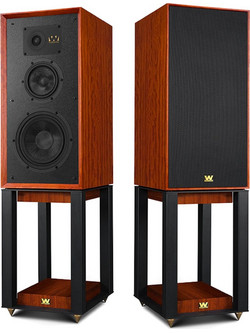 Wharfedale Super Linton Ζεύγος με Βάσεις Ηχείων Hi-Fi Δαπέδου 200W 3 Δρόμων Mahogany