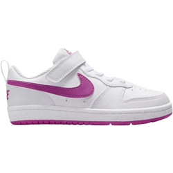 Nike Court Borough Παιδικά Sneakers Λευκά Μωβ DV5457-121