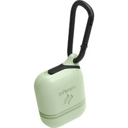 Catalyst Glow in the Dark Θήκη Σιλικόνης με Γάντζο για Apple AirPods 1 / 2 Lime