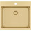 Helika Terra 100N Ένθετος Νεροχύτης Inox Σατινέ Gold 55x50.5cm