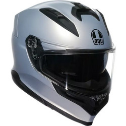 AGV K7 Mono Matt Prisma Silver Κράνος Μηχανής Full Face 1450gr