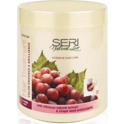 Farcom Natural Line Hibiscus Μάσκα Μαλλιών για Προστασία Χρώματος για Βαμμένα Μαλλιά 1lt